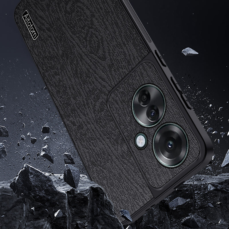 For Oppo Reno11 F 5G Case Wood Texture Leather+PC+TPU Hybrid Slim Phone Cover For Oppo Reno11 F 5G Case Wood Texture Leather+PC+TPU Hybrid Slim Phone Cover